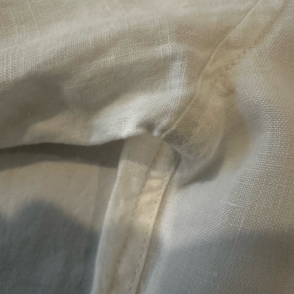 J. Crew Wren linen  shirt in Baird McNutt Irish linen Size 2. NWOT - Picture 7 of 8